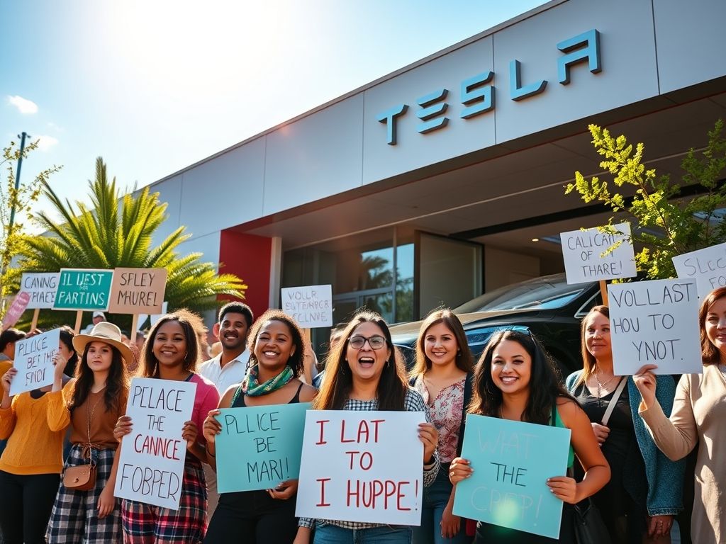 Global Action Against Tesla: Protests Set for March 29